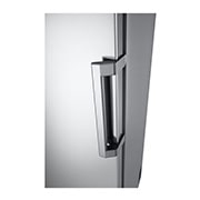 LG 324L Vapaasti seisova pakastin (Shiny Steel) - Energialuokka E, Total No Frost, Express Freeze, Smart Diagnosis™ - Wi-Fi-yhteys, handle, GFE61PZCSZ, thumbnail 4