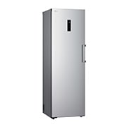 LG 324L Vapaasti seisova pakastin (Shiny Steel) - Energialuokka E, Total No Frost, Express Freeze, Smart Diagnosis™ - Wi-Fi-yhteys, leftside, GFE61PZCSZ, thumbnail 6