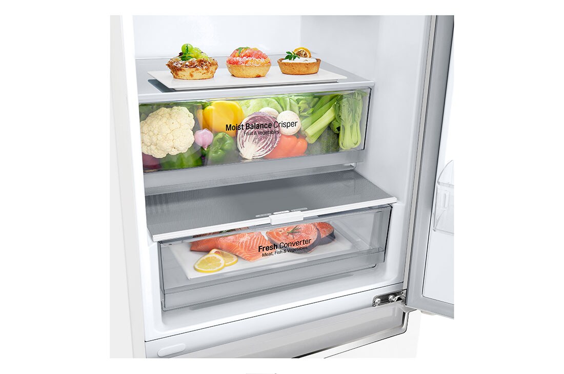 LG 2.03M 384L Jääkaappipakastimet(Valkoinen) - Energialuokka D, Door Cooling™, Multi Flow, GBB62SWGGN, GBB62SWGGN, thumbnail 7