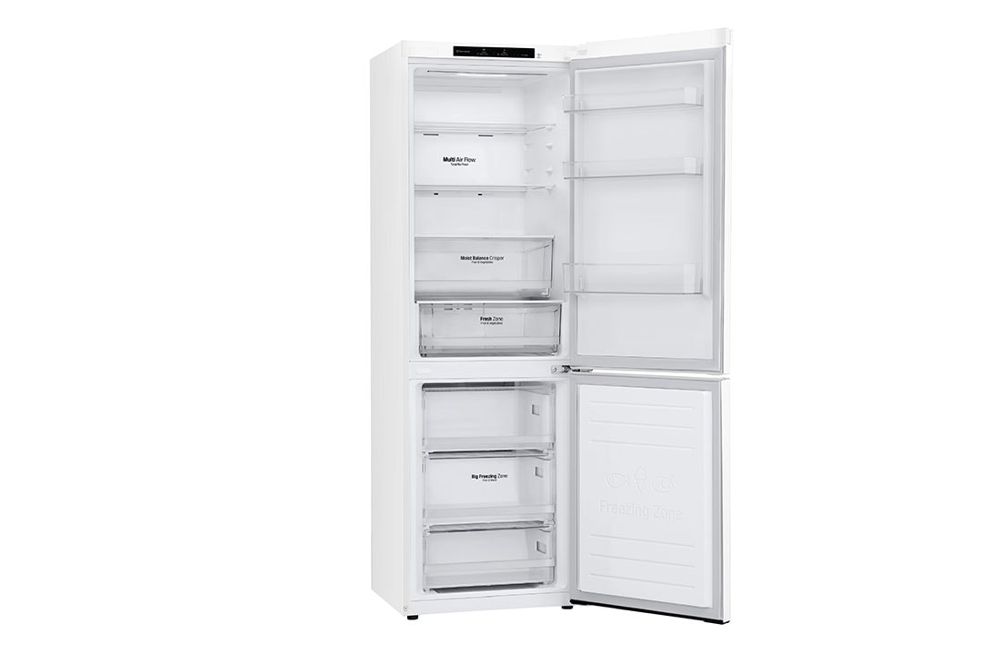 LG 1.86M 341L Jääkaappipakastimet(Valkoinen), Energialuokka E, Door Cooling™, GBB61SWJMN, GBB61SWJMN, thumbnail 5