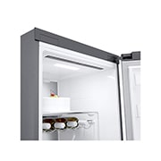 LG 386L Vapaasti seisova jääkaappi (Shiny Steel) - Energialuokka E, Door Cooling™, LINEARCooling™, FRESHBalancer™ ja Smart Diagnosis™ - Wi-Fi-yhteys, GLE71PZCSZ, GLE71PZCSZ, thumbnail 8