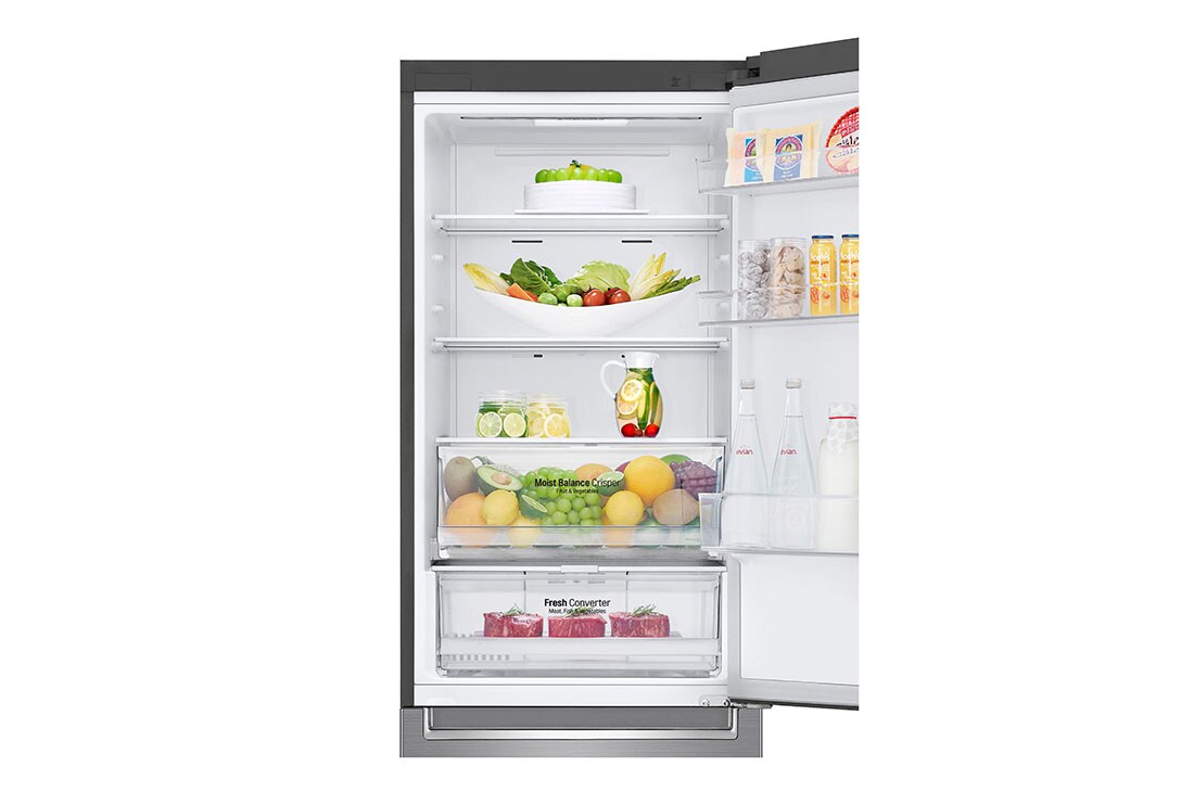 LG 1.86M 341L Jääkaappipakastimet(Shiny Steel) - Energialuokka D, Door Cooling™ ja Smart Diagnosis™ - Wi-Fi-yhteys, GBB61PZFGN, GBB61PZFGN, thumbnail 5