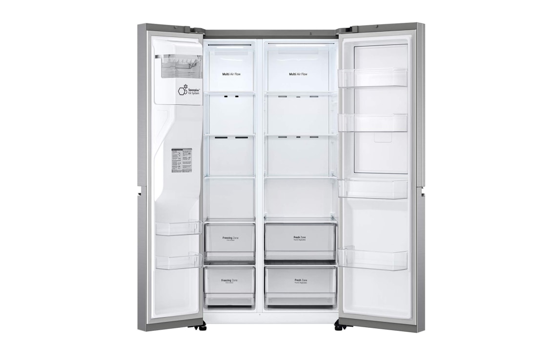 LG 635L Door in Door™ Side by Side (Shiny Steel), Energialuokka F, Vesi/jää vesijohtoliitännällä, Smart Diagnosis™ - Wi-Fi-yhteys, GSJV70PZTF, GSJV70PZTF, thumbnail 11