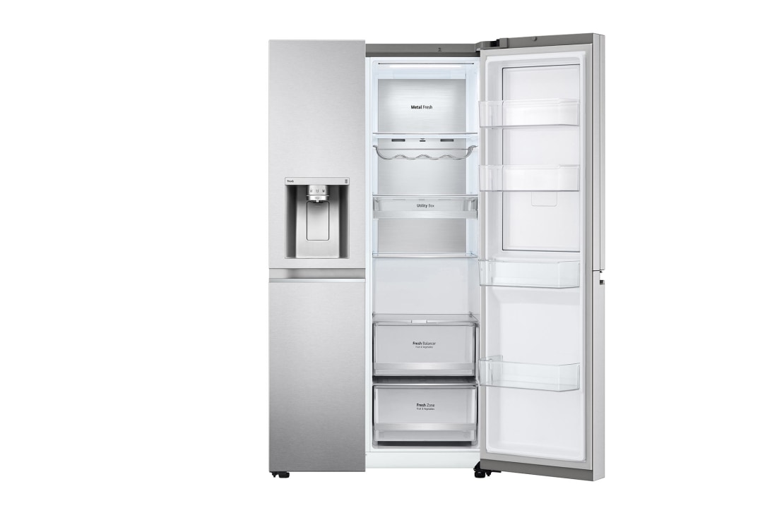 LG 635L Door in Door™ Side by Side (Brushed Steel), Energialuokka E, Vesi/jää vesijohtoliitännällä, Smart Diagnosis™ - Wi-Fi-yhteys, GSJV90BSAE, GSJV90BSAE, thumbnail 11