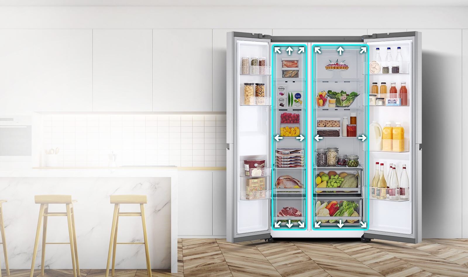 Lisää sisätilaa säilytystä varten