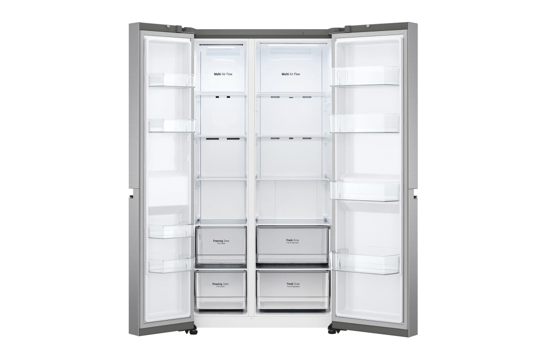 LG 662L Side by Side (Prime Silver), Energialuokka E , Smart Diagnosis™, LG GSBV70PZTM, GSBC40PYPE, thumbnail 3