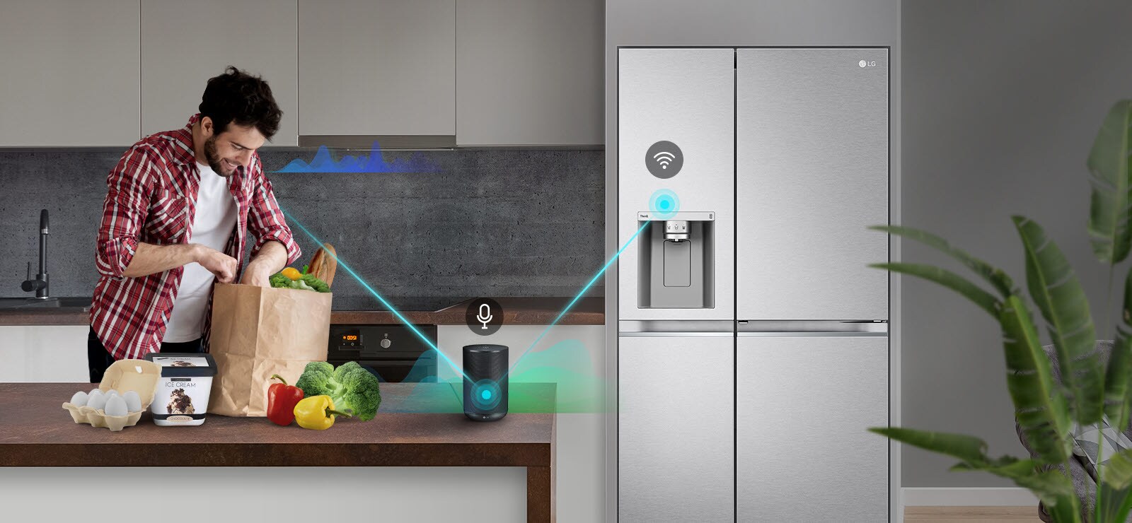 Helppo hallinta ääniavustajalla