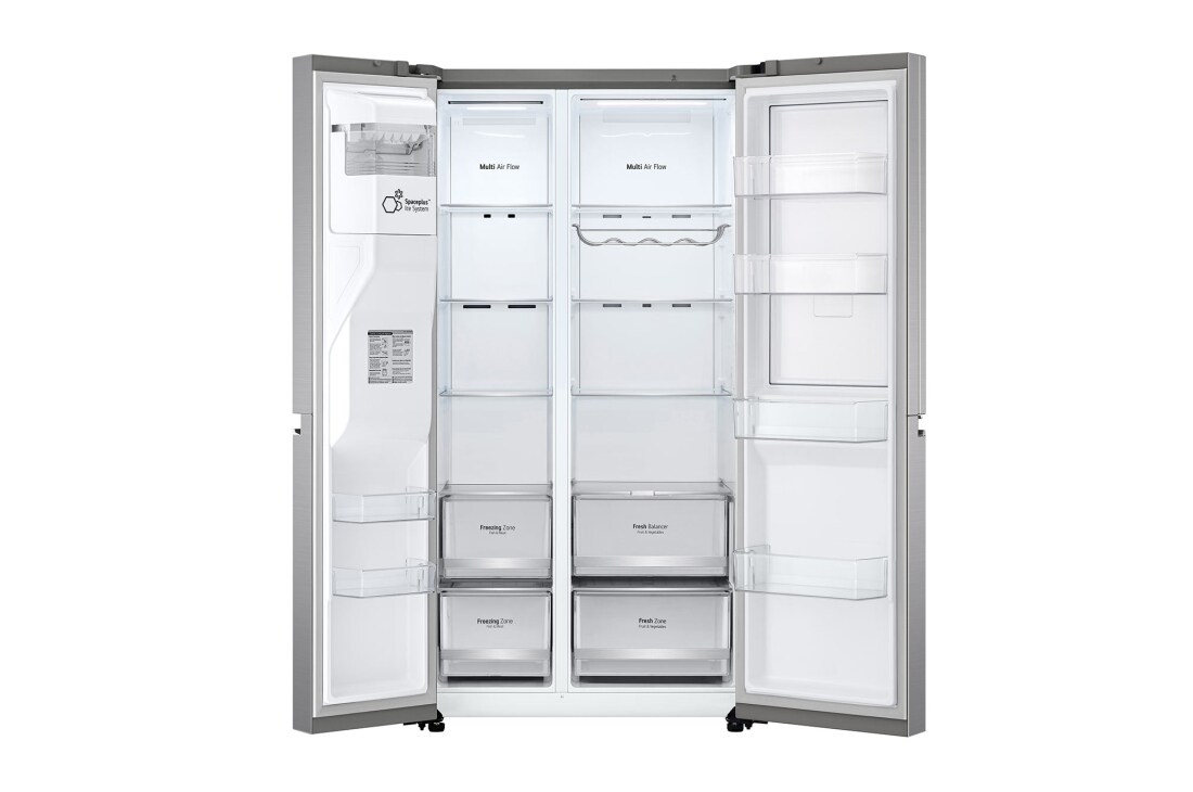 LG 635L Door in Door™ Side by Side (Shiny Steel), Energialuokka E, Vesi/jää vesijohtoliitännällä, Smart Diagnosis™ - Wi-Fi-yhteys, GSJV70PZLE, GSJV70PZLE, thumbnail 11
