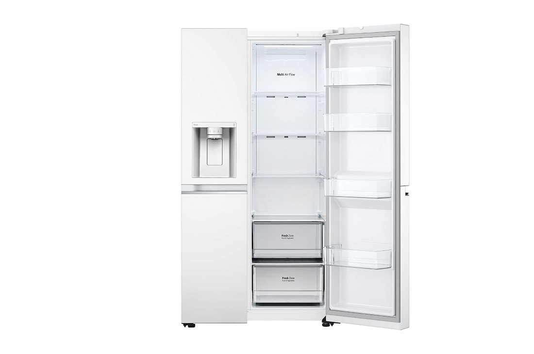 LG 635L Side by Side (Valkoinen), Jään ja veden annostelija, Energialuokka E, Vesi/jää vesijohtoliitännällä, Smart Diagnosis™ - Wi-Fi-yhteys, GSLV70SWTE, GSLV70SWTE, thumbnail 10