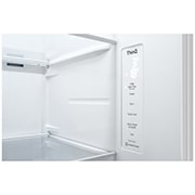 LG 635L Side by Side (Valkoinen), Jään ja veden annostelija, Energialuokka E, Vesi/jää vesijohtoliitännällä, Smart Diagnosis™ - Wi-Fi-yhteys, GSLV70SWTE, GSLV70SWTE, thumbnail 5