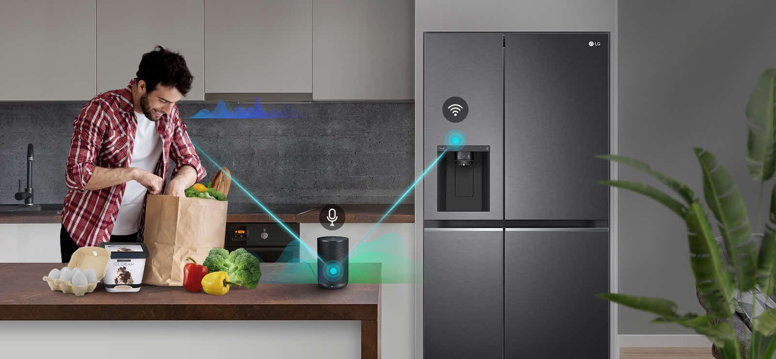 Helppo hallinta ääniavustajalla