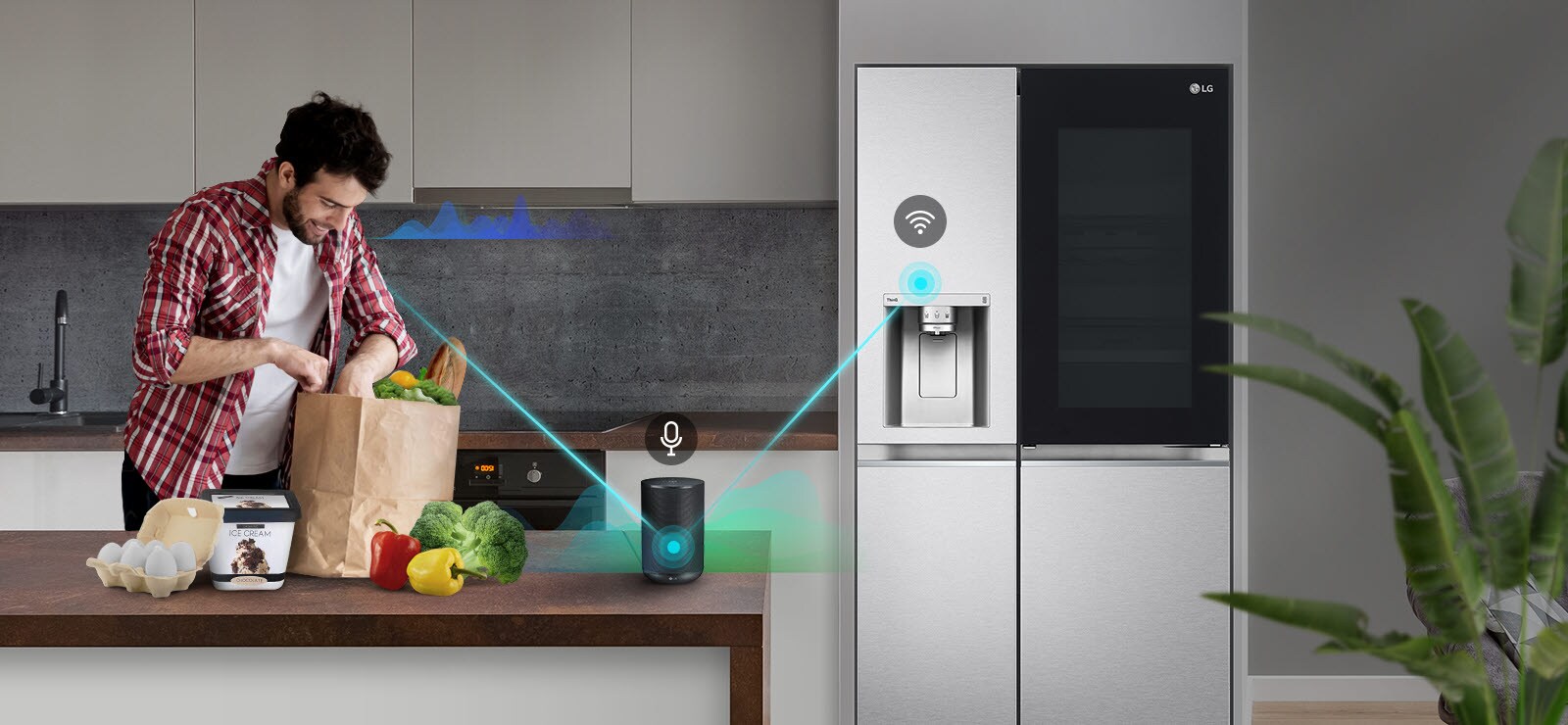 Helppo hallinta ääniavustajalla