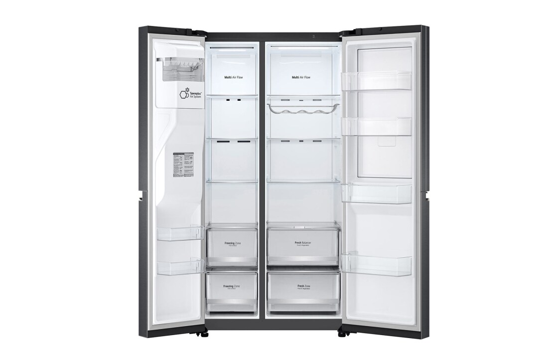 LG 635L Door in Door™ Side by Side (Matte Black Steel), Energialuokka E, Vesi/jää vesijohtoliitännällä, Smart Diagnosis™ - Wi-Fi-yhteys, GSJV70MCLE, GSJV70MCLE, thumbnail 11