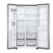 LG 635L Door in Door™ Side by Side (Shiny Steel), Energialuokka E, Vesi/jää ilman vesijohtoliitäntää, Smart Diagnosis™ - Wi-Fi-yhteys, GSJV71PZLE, GSJV71PZLE, thumbnail 11