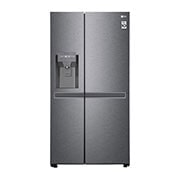 LG 634L Side by Side (Dark Graphite), Jään ja veden annostelija, Energialuokka F, Vesi/jää vesijohtoliitännällä, Smart Diagnosis™, GSLV30DSXM, GSLV30DSXM, thumbnail 1