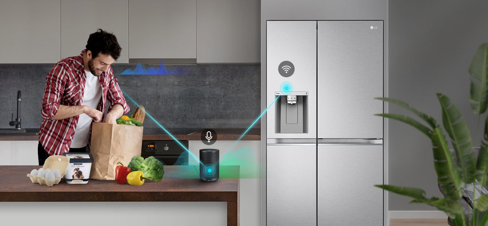 Helppo hallinta ääniavustajalla