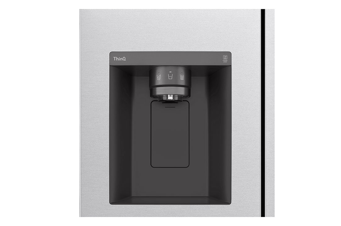 LG 635L Door in Door™ Side by Side (Metal Sorbet), Energialuokka E, Vesi/jää vesijohtoliitännällä, Smart Diagnosis™ - Wi-Fi-yhteys, GSJV70MBLE, GSJV70MBLE, thumbnail 8