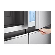 LG 635L Door in Door™ Side by Side (Metal Sorbet), Energialuokka E, Vesi/jää vesijohtoliitännällä, Smart Diagnosis™ - Wi-Fi-yhteys, GSJV70MBLE, GSJV70MBLE, thumbnail 11