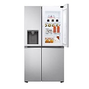 LG 635L Door in Door™ Side by Side (Metal Sorbet), Energialuokka E, Vesi/jää vesijohtoliitännällä, Smart Diagnosis™ - Wi-Fi-yhteys, GSJV70MBLE, GSJV70MBLE, thumbnail 3