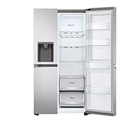LG 635L Door in Door™ Side by Side (Metal Sorbet), Energialuokka E, Vesi/jää vesijohtoliitännällä, Smart Diagnosis™ - Wi-Fi-yhteys, GSJV70MBLE, GSJV70MBLE, thumbnail 6