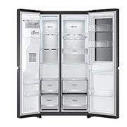 LG 635L InstaView Door in Door™ Side by Side (Matte Black Steel), Energialuokka E, Vesi/jää vesijohtoliitännällä, Smart Diagnosis™ - Wi-Fi-yhteys, GSXV90MCAE, GSXV90MCAE, thumbnail 11