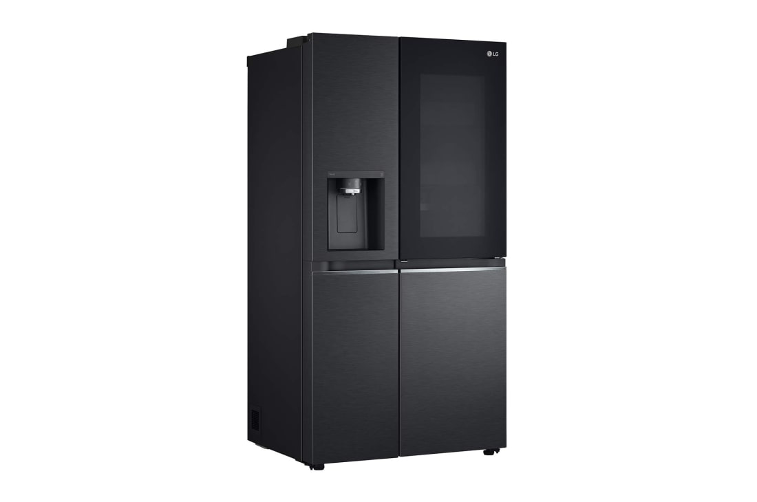 LG 635L InstaView Door in Door™ Side by Side (Matte Black Steel), Energialuokka E, Vesi/jää vesijohtoliitännällä, Smart Diagnosis™ - Wi-Fi-yhteys, GSXV90MCAE, GSXV90MCAE, thumbnail 13