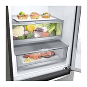 LG 1.86M 341L Jääkaappipakastimet(Shiny Steel) - Energialuokka D, Door Cooling™, GBB71PZEGN, GBB71PZEGN, thumbnail 3