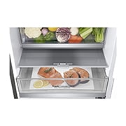 LG 1.86M 341L Jääkaappipakastimet(Shiny Steel) - Energialuokka D, Door Cooling™, GBB71PZEGN, GBB71PZEGN, thumbnail 6