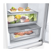 LG 1.86M 341L Jääkaappipakastimet (Valkoinen) - Energialuokka D, Door Cooling™ ja Smart Diagnosis™ - Wi-Fi-yhteys, GBB71SWUGN, GBB71SWUGN, thumbnail 3