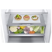 LG 1.86M 341L Jääkaappipakastimet (Valkoinen) - Energialuokka D, Door Cooling™, GBB71SWEGN, thumbnail 4
