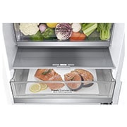 LG 1.86M 341L Jääkaappipakastimet (Valkoinen) - Energialuokka D, Door Cooling™, GBB71SWEGN, thumbnail 6