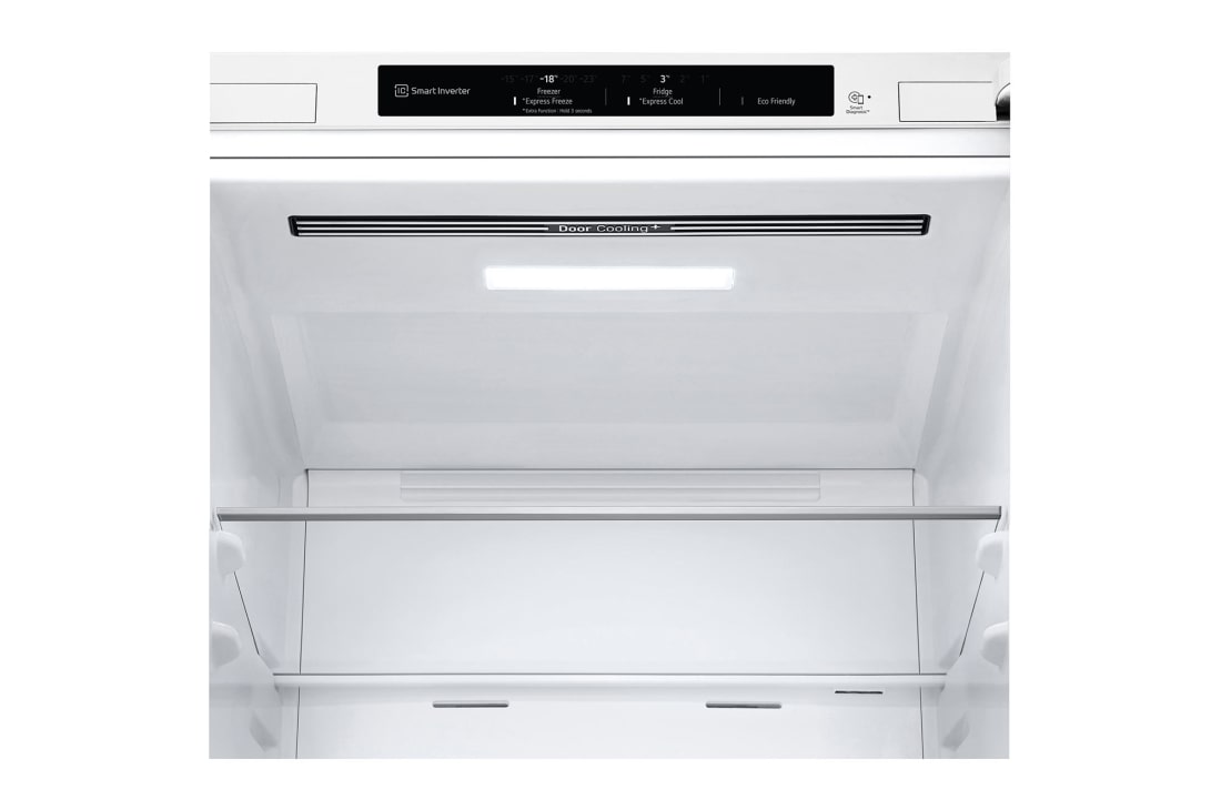 LG 1.86M 341L Jääkaappipakastimet (Valkoinen) - Energialuokka D, Door Cooling™, GBB71SWEGN, thumbnail 11