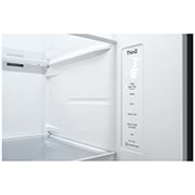 LG 635L Door in Door™ Side by Side (Shiny Steel), Energialuokka E, Vesi/jää vesijohtoliitännällä, Smart Diagnosis™ - Wi-Fi-yhteys, GSJV70PZTE, thumbnail 5