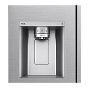 LG 635L Side by Side (Shiny Steel), Jään ja veden annostelija, Energialuokka F, Vesi/jää vesijohtoliitännällä, Smart Diagnosis™ - Wi-Fi-yhteys, GSLV90PZAM, thumbnail 5