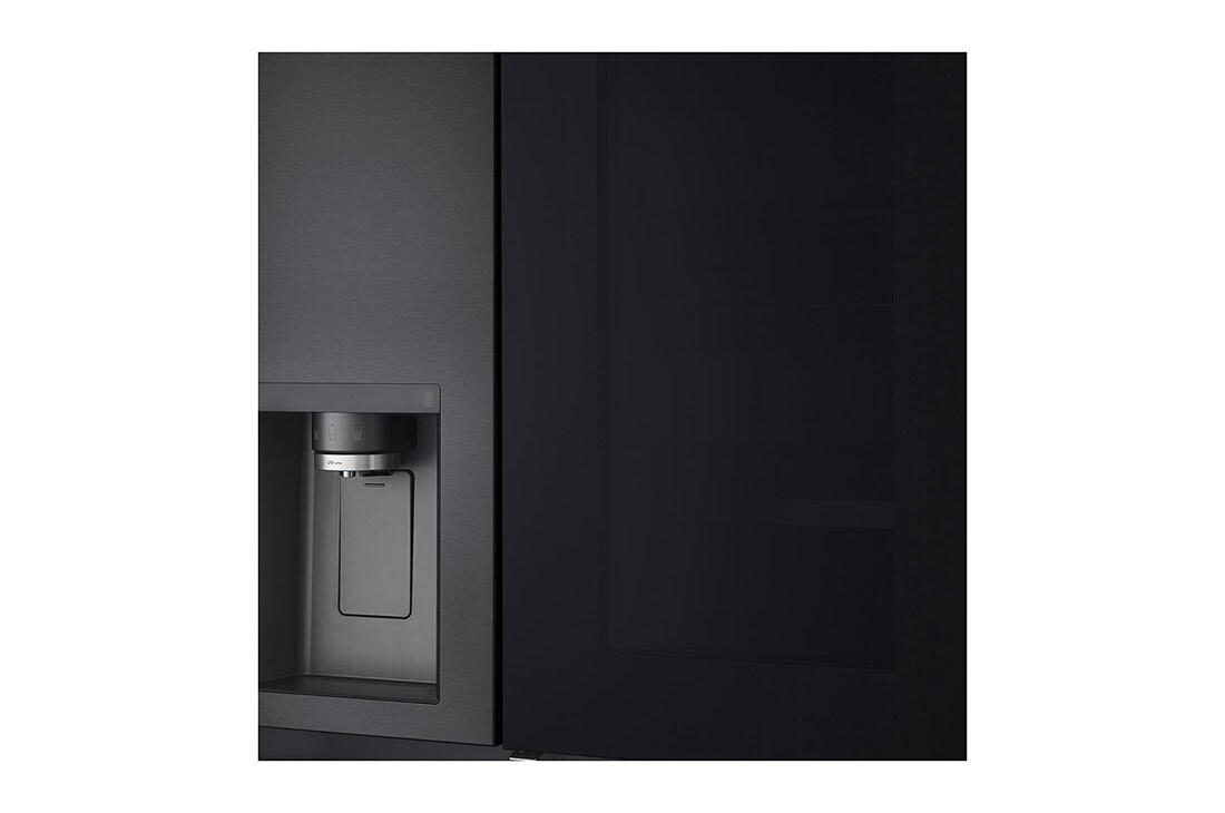 LG 635L InstaView Door in Door™ Side by Side (Matte Black Steel), Energialuokka F, Vesi/jää ilman vesijohtoliitäntää, Smart Diagnosis™ - Wi-Fi-yhteys, GSXV91MCAE, GSXV91MCAF, thumbnail 5