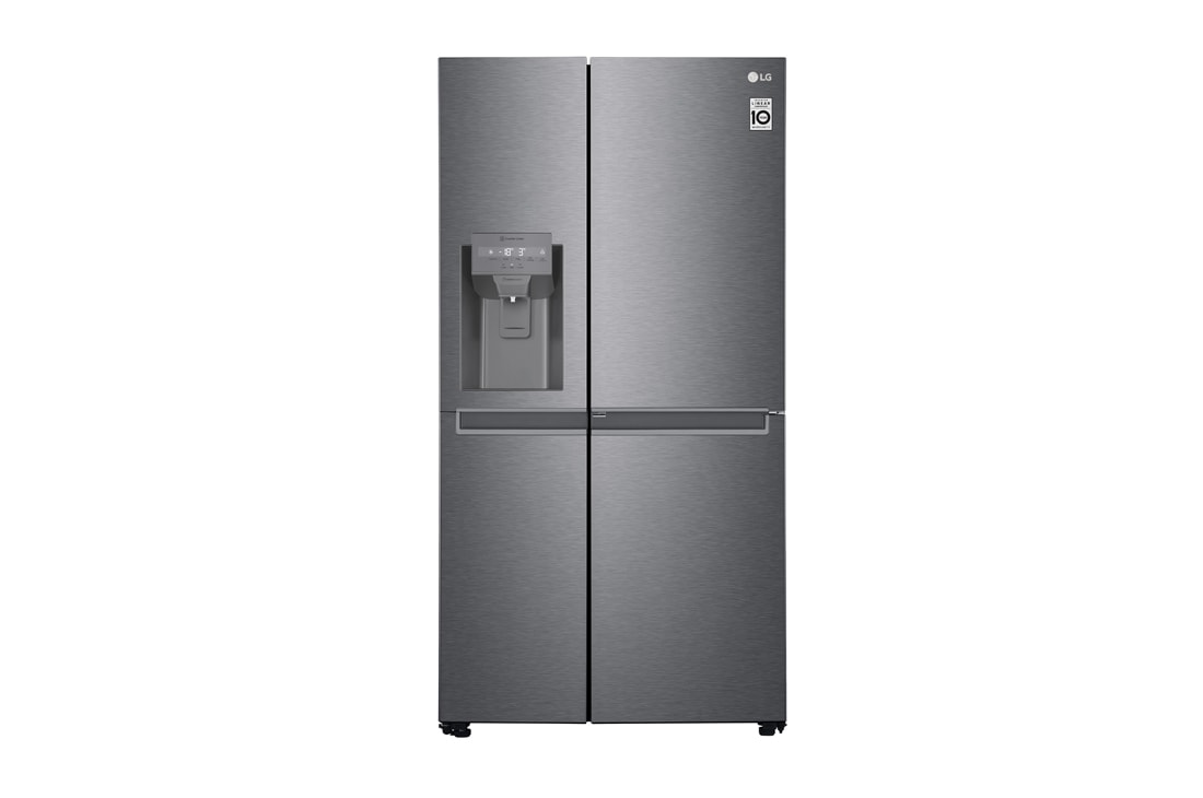 LG 634L Door in Door™ Side by Side (Dark Graphite), Energialuokka F, Vesi/jää ilman vesijohtoliitäntää, Smart Diagnosis™, GSJV31DSXF, GSJV31DSXF