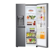LG 634L Door in Door™ Side by Side (Dark Graphite), Energialuokka F, Vesi/jää ilman vesijohtoliitäntää, Smart Diagnosis™, GSJV31DSXF, GSJV31DSXF, thumbnail 5