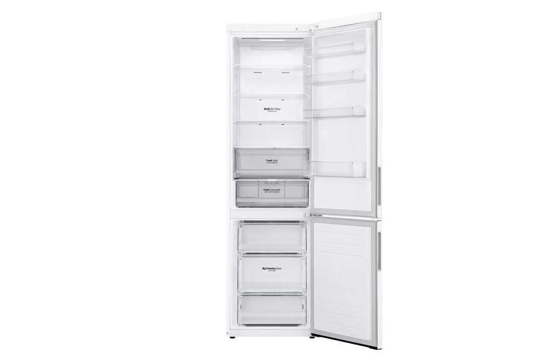 LG 2.03M 384L Jääkaappipakastimet (Valkoinen) - Energialuokka C, Door Cooling™ ja Smart Diagnosis™ - Wi-Fi-yhteys, GBP62SWXCC1, thumbnail 3