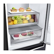 LG 1.86M 341L Jääkaappipakastimet(Matte Black) - Energialuokka C, DoorCooling™ ja Smart Diagnosis™ , ELB81MCVCP1, thumbnail 3