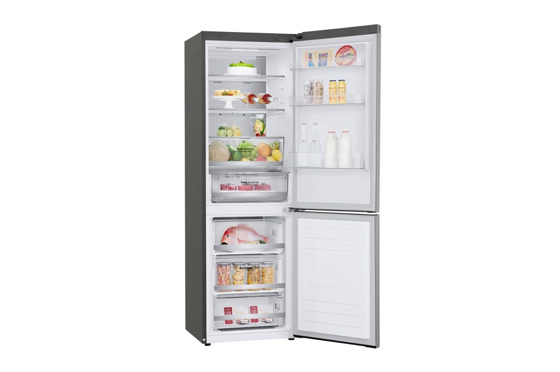 LG 1.86M 341L Jääkaappipakastimet (Shiny Steel) - Energialuokka D, Door Cooling™ ja Smart Diagnosis™ - Wi-Fi-yhteys, GBB71PZUGN, thumbnail 11