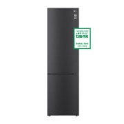 LG 2.03M 384L Jääkaappipakastimet (Matte Black) - Energiklasse A, edestä, GBP62MCNAC, thumbnail 1