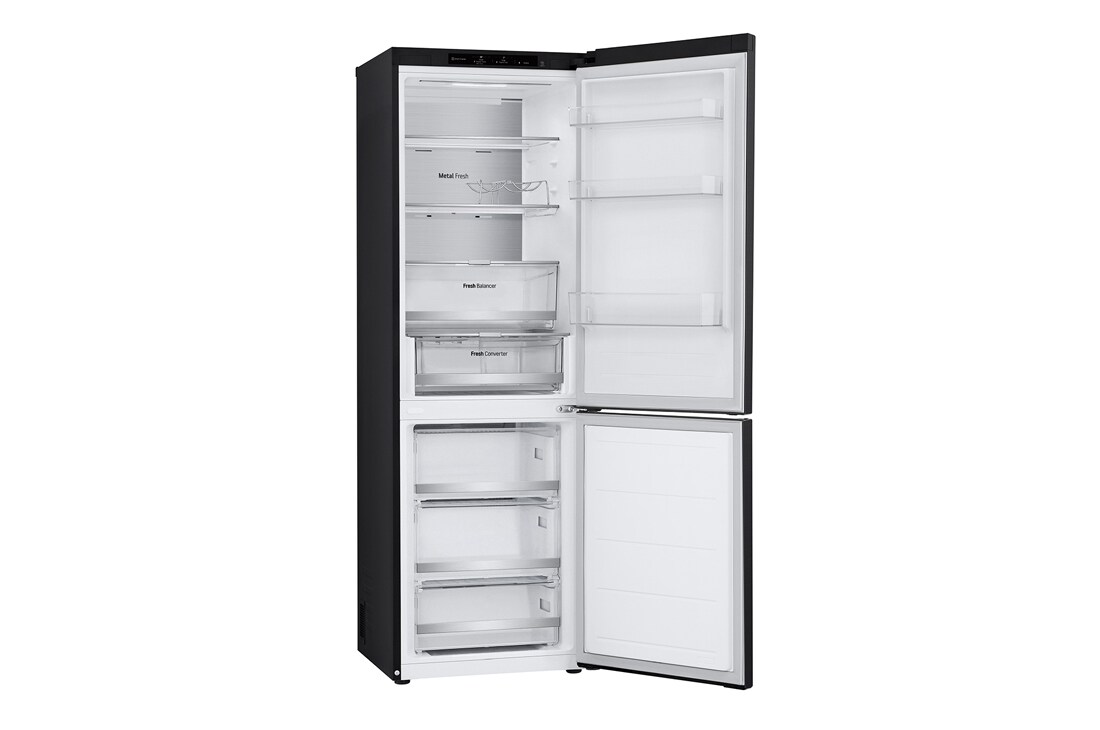 LG 1.86M 344L Jääkaappipakastimet (Essence Black) - Energiklasse C, Fogantyú közeli nézet, GBV7180CEV, thumbnail 12