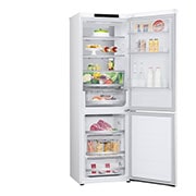 LG 1.86M 344L Jääkaappipakastimet (White) - Energiklasse D, Left side open food view, GBV5140DSW, thumbnail 11