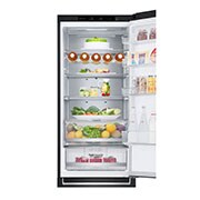 LG 2.03M 384L Jääkaappipakastimet (Matte Black) - Energiklasse A, Yksityiskohtainen näkymä ruoan kanssa, GBB92MCB2P, thumbnail 10