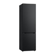 LG 2.03M 387L Jääkaappipakastimet (Essence Black Steel ) - Energialuokka C, Nature Fresh, Door Cooling+™ ja Smart Diagnosis™, left side door open view with food, GBV7280CEV, thumbnail 10