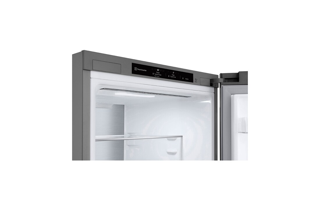 LG 2.03M 387L Jääkaappipakastimet (Prime Silver) - Energialuokka C, Nature Fresh, Door Cooling+™ ja Smart Diagnosis™, inside view, GBV7280CPY, thumbnail 5