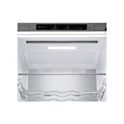 LG 2.03M 387L Jääkaappipakastimet (Prime Silver) - Energialuokka C, Nature Fresh, Door Cooling+™ ja Smart Diagnosis™, front door open view, GBV7280CPY, thumbnail 3