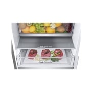 LG 2.03M 387L Jääkaappipakastimet (Prime Silver) - Energialuokka C, Nature Fresh, Door Cooling+™ ja Smart Diagnosis™, inside view with food, GBV7280CPY, thumbnail 6