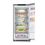 LG 2.03M 387L Jääkaappipakastimet (Prime Silver) - Energialuokka C, Nature Fresh, Door Cooling+™ ja Smart Diagnosis™, inside view, GBV7280CPY, thumbnail 7