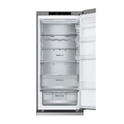 LG 2.03M 387L Jääkaappipakastimet (Prime Silver) - Energialuokka C, Nature Fresh, Door Cooling+™ ja Smart Diagnosis™, top door open with food , GBV7280CPY, thumbnail 8